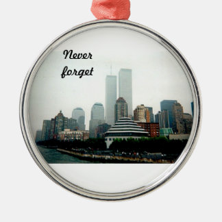 Adorno Metálico Nunca olvide