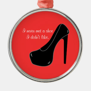 Adorno Metálico Nunca resolvió un zapato