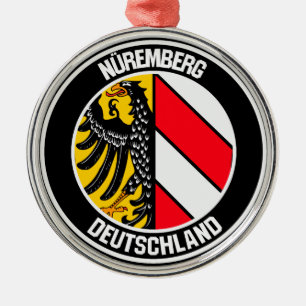 Adorno Metálico Núremberg Round Emblem