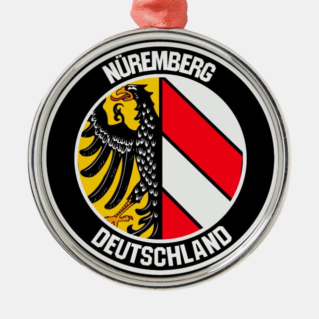 Adorno Metálico Núremberg Round Emblem (Frente)