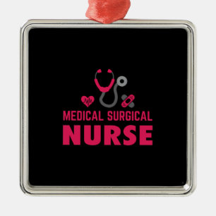 Adorno Metálico Nurse Gift   Enfermero quirúrgico médico