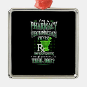 Adorno Metálico Nurse Gift   I'm A Pharmacy Technician