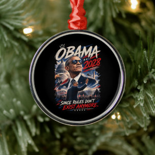 Adorno Metálico Obama 2028 Ya que las reglas ya no existen
