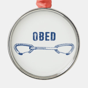 Adorno Metálico Obed Quickdraw para escalada en roca