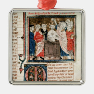 Adorno Metálico Obispo del St. Remigius de Reims