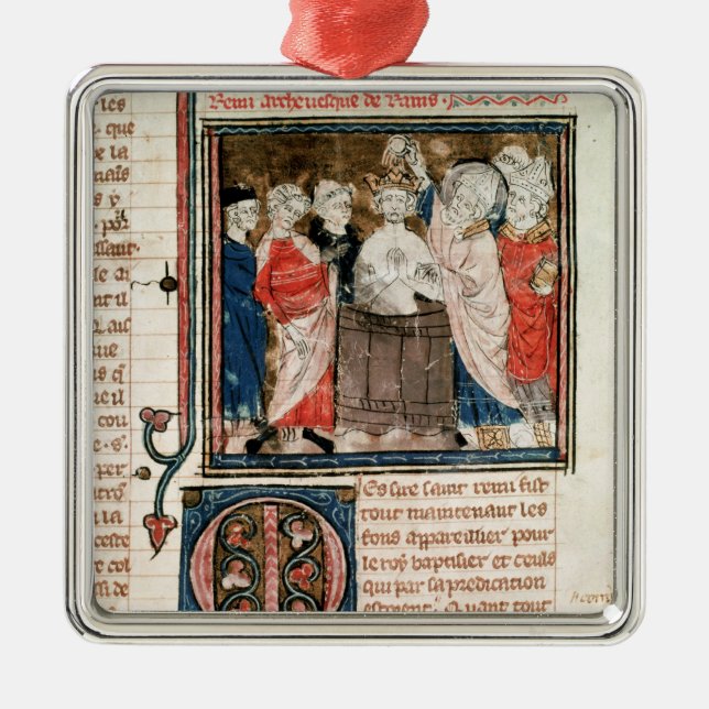 Adorno Metálico Obispo del St. Remigius de Reims (Frente)