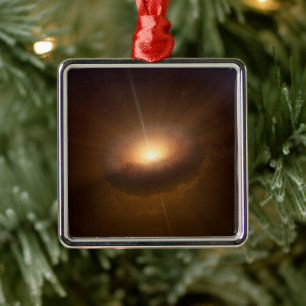 Adorno Metálico Objeto Celestial Cx330.