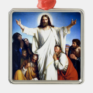 Adorno Metálico Obra de arte Carl Bloch, Christus Consolator