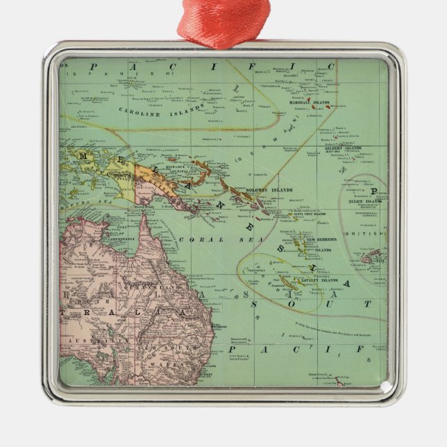 Adorno Metálico Oceanía, Malasia (Frente)