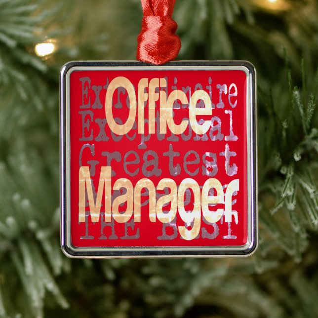 Adorno Metálico Office Manager Extraordinaire (Árbol)