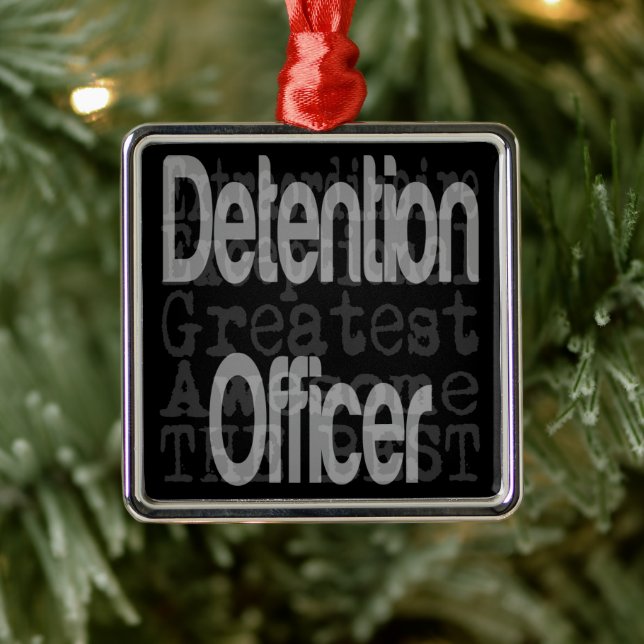 Adorno Metálico Oficial de detención Extraordinaria (Árbol)