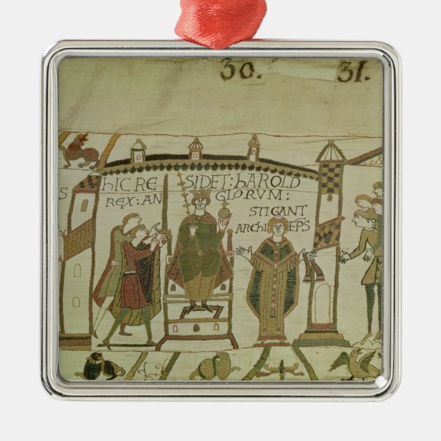 Adorno Metálico Ofrecen Harold la corona y (Frente)