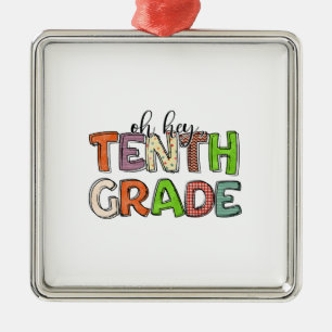 Adorno Metálico Oh Hey Décimo Grado