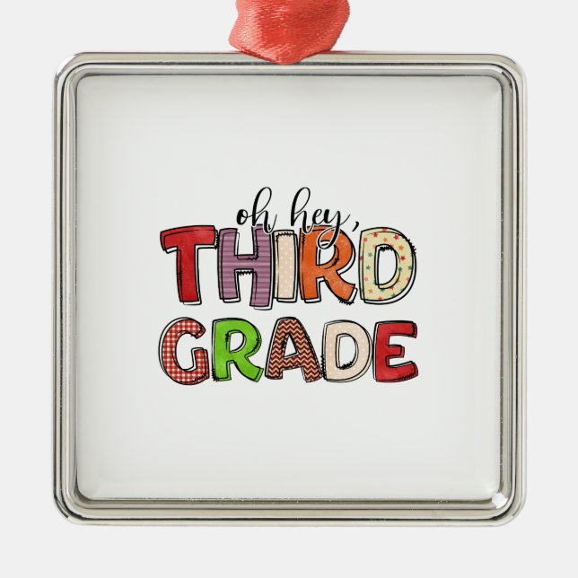 Adorno Metálico Oh Hey Tercer Grado (Frente)