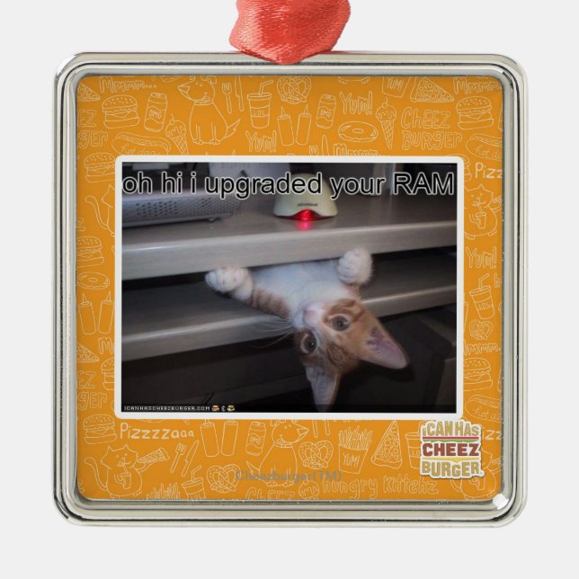 Adorno Metálico oh hola aumenté su RAM (Frente)