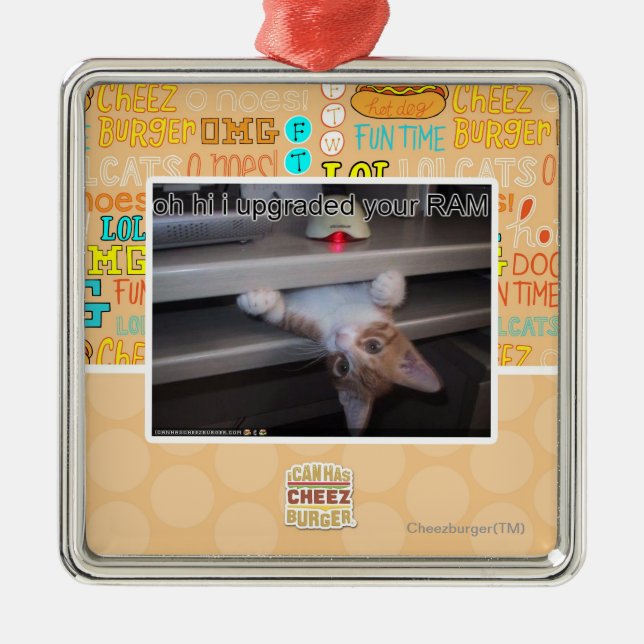 Adorno Metálico oh hola aumenté su RAM (Frente)