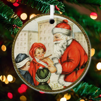 Adorno Metálico ¡Oh Santa! Hemos Sido Buenos Fotos Añadir Nombre V