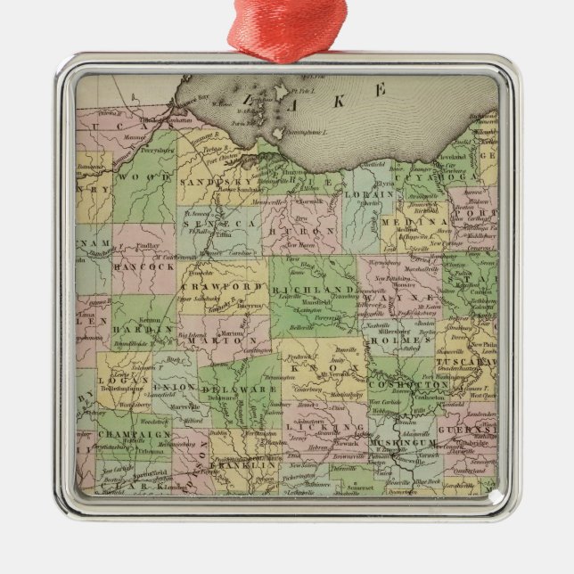 Adorno Metálico Ohio 10 (Frente)