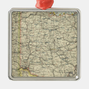 Adorno Metálico Ohio, Indiana, Kentucky, Virginia Occidental