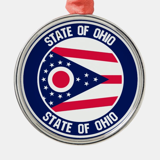 Adorno Metálico Ohio Round Emblem (Frente)