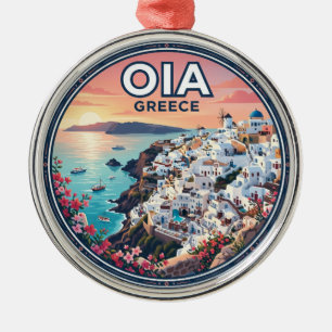 Adorno Metálico Oia Grecia
