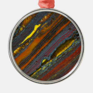 Adorno Metálico Ojo tigre australiano a rayas