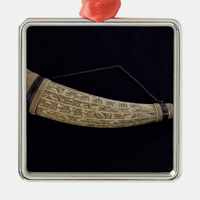 Adorno Metálico Oliphant de St. Huberto (Frente)