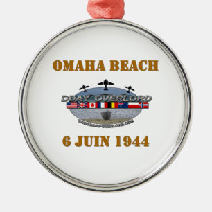 Adorno Metálico Omaha Beach 1944