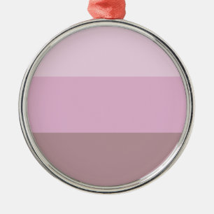 Adorno Metálico Ombre rayado rosado púrpura
