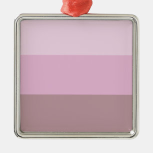 Adorno Metálico Ombre rayado rosado púrpura