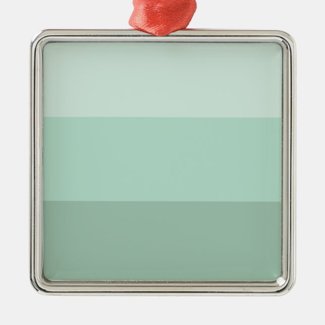 Adorno Metálico Ombre verde rayado (Frente)