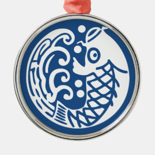 Adorno Metálico Onda de carpa