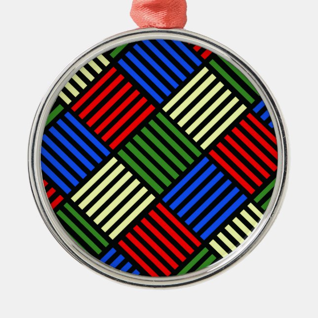 Adorno Metálico Ondas de cesta (Frente)