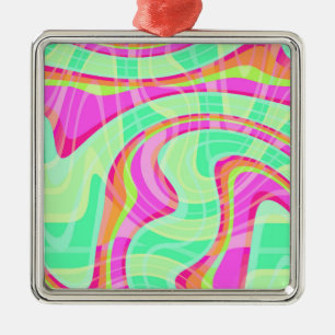 Adorno Metálico Ondas locas