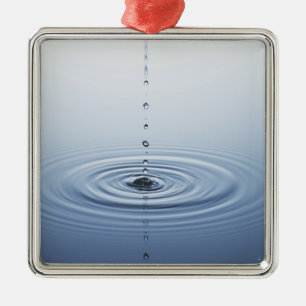 Adorno Metálico Ondulación en el agua