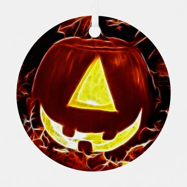 Adorno Metálico One Eyed Jack O-Lantern Halloween (Anverso)