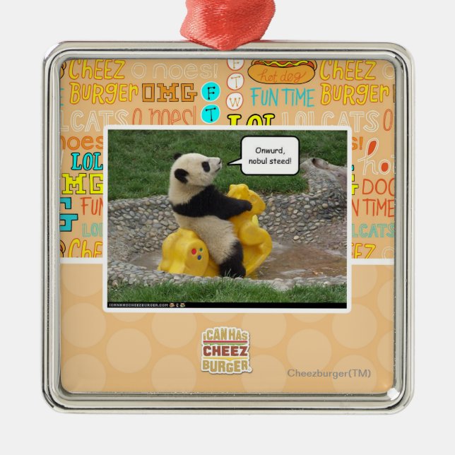 Adorno Metálico ¡Onwurd, corcel del nobul! (Frente)