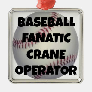 Adorno Metálico Operador Fanatic Crane de béisbol