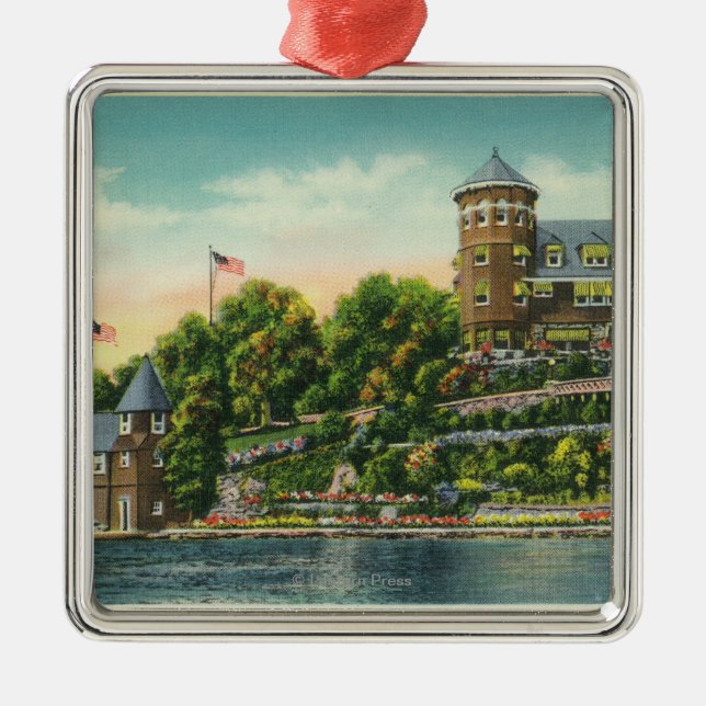 Adorno Metálico Opinión exterior Hopewell Pasillo (Frente)