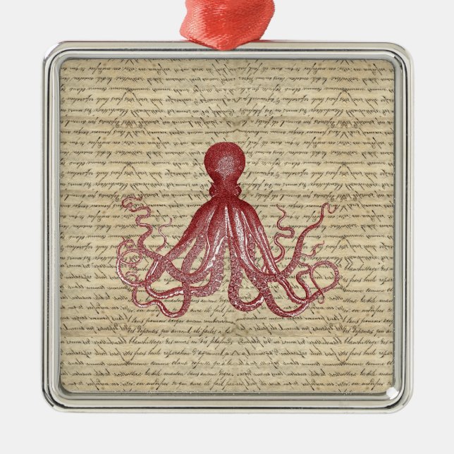 Adorno Metálico Opulpo vintage (Frente)