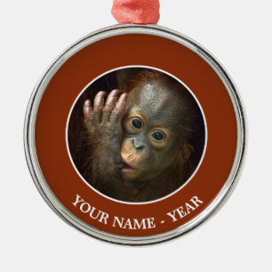 Adorno Metálico Orangután