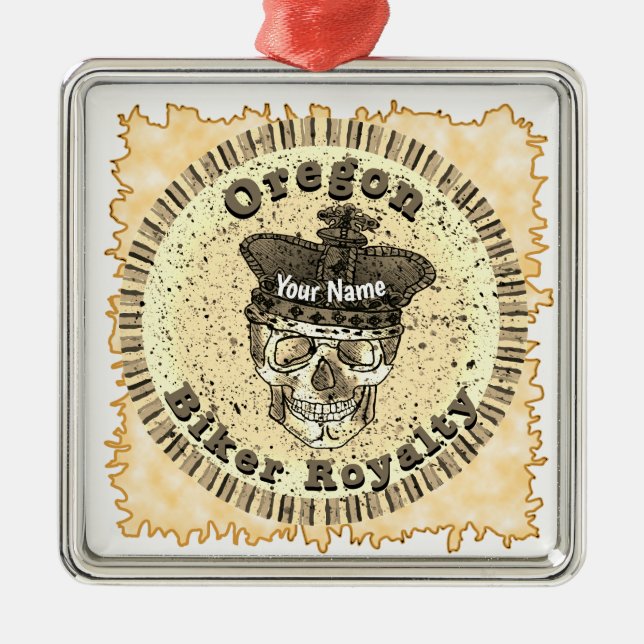 Adorno Metálico Oregon Biker  (Frente)