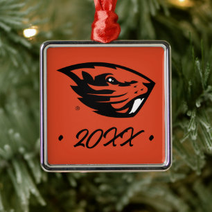 Adorno Metálico Oregon State Beavers   Cabeza de castor