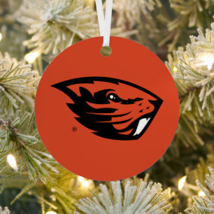 Adorno Metálico Oregon State Beavers   Cabeza de castor