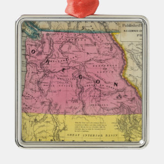 Adorno Metálico Oregon y California superior