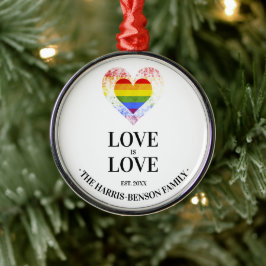 Adorno Metálico Orgullo Gay Gay LGTB Familias