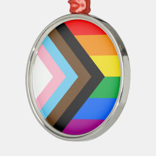 Adorno Metálico Orgullo Progresista LGBTQ+