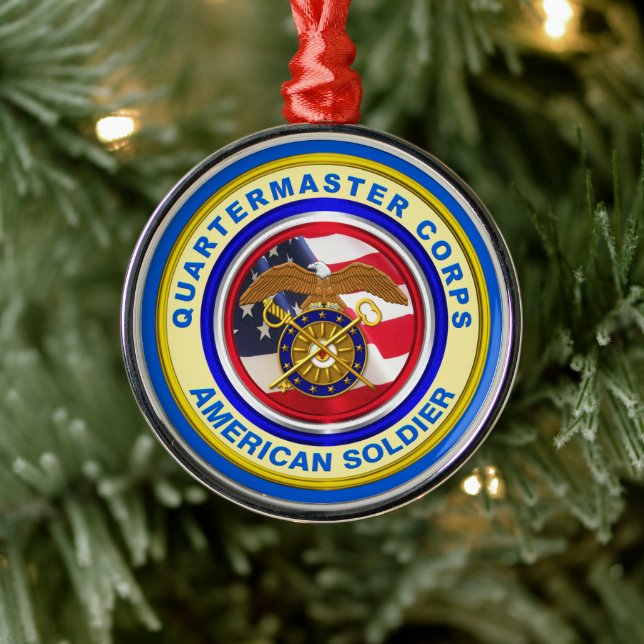 Adorno Metálico Orgullosos Navidades veteranos del Cuerpo de inten (Árbol)