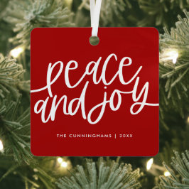 Adorno Metálico Ornamen Metalizado de la foto verde roja del invie