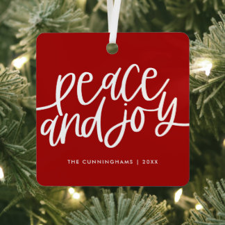 Adorno Metálico Ornamen Metalizado de la foto verde roja del invie